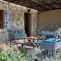 La terrasse... pour vos petits-déjeuners